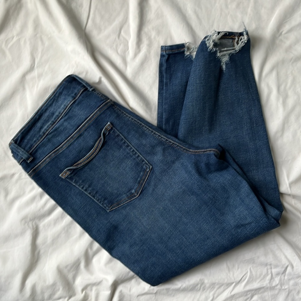 4/$25 SALE SIZE 18W Regular Maurices High Rise Distressed Jeans Inseam 26”